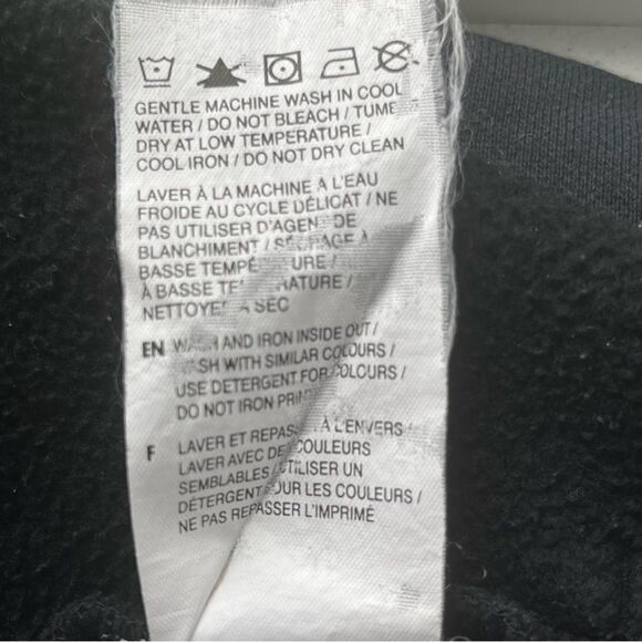 Puma branded sweatshirt drawstring cowl neck with kangaroo pocket black Size XS - Picture 9 of 15